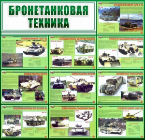 Стенд "Бронетанковая техника" - fgospostavki.ru - Яблоновский