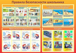 Стенд "Правила безопасности школьника" - fgospostavki.ru - Яблоновский