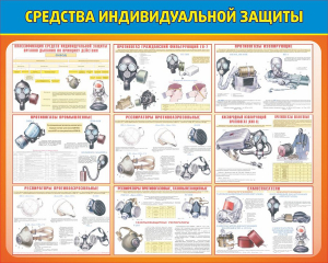 Стенд "Средства индивидуальной защиты" Вариант 2 - fgospostavki.ru - Яблоновский