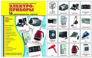 Демонстрационные карточки "Электроприборы" - fgospostavki.ru - Яблоновский