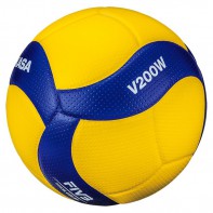 Мяч волейбольный Mikasa V200W (размер 5, синтетическая кожа, профессиональный) - fgospostavki.ru - Яблоновский