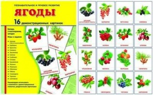 Демонстрационные карточки "Ягоды" - fgospostavki.ru - Яблоновский