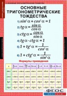 Комплект таблиц. Алгебра и начала анализа 10 класс. - fgospostavki.ru - Яблоновский
