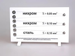 Прибор для демонстрации зависимости сопротивления проводника от его длины, сечения и материала - fgospostavki.ru - Яблоновский