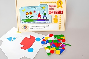 Игровой набор Фребеля "Конструктор плоскостной-1" (Серия "Эксперимент") - fgospostavki.ru - Яблоновский