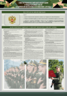 Стенд-уголок "Конституция Российской Федерации и Федеральный закон "О воинской обязанности и военной службе" - fgospostavki.ru - Яблоновский