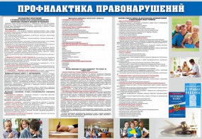 Стенд "Профилактика правонарушений" - fgospostavki.ru - Яблоновский