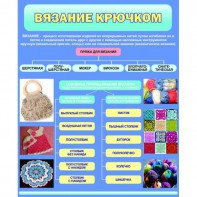 Стенд "Вязание крючком" - fgospostavki.ru - Яблоновский