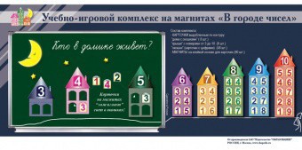 "В городе чисел". Для лучшего понимания и запоминания состава чисел первого десятка - fgospostavki.ru - Яблоновский