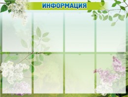 Стенд "Информация" Вариант 13 - fgospostavki.ru - Яблоновский