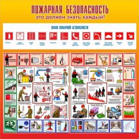 Стенд "Пожарная безопасность" Вариант 3 - fgospostavki.ru - Яблоновский