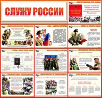 Стенд "Служу России" - fgospostavki.ru - Яблоновский